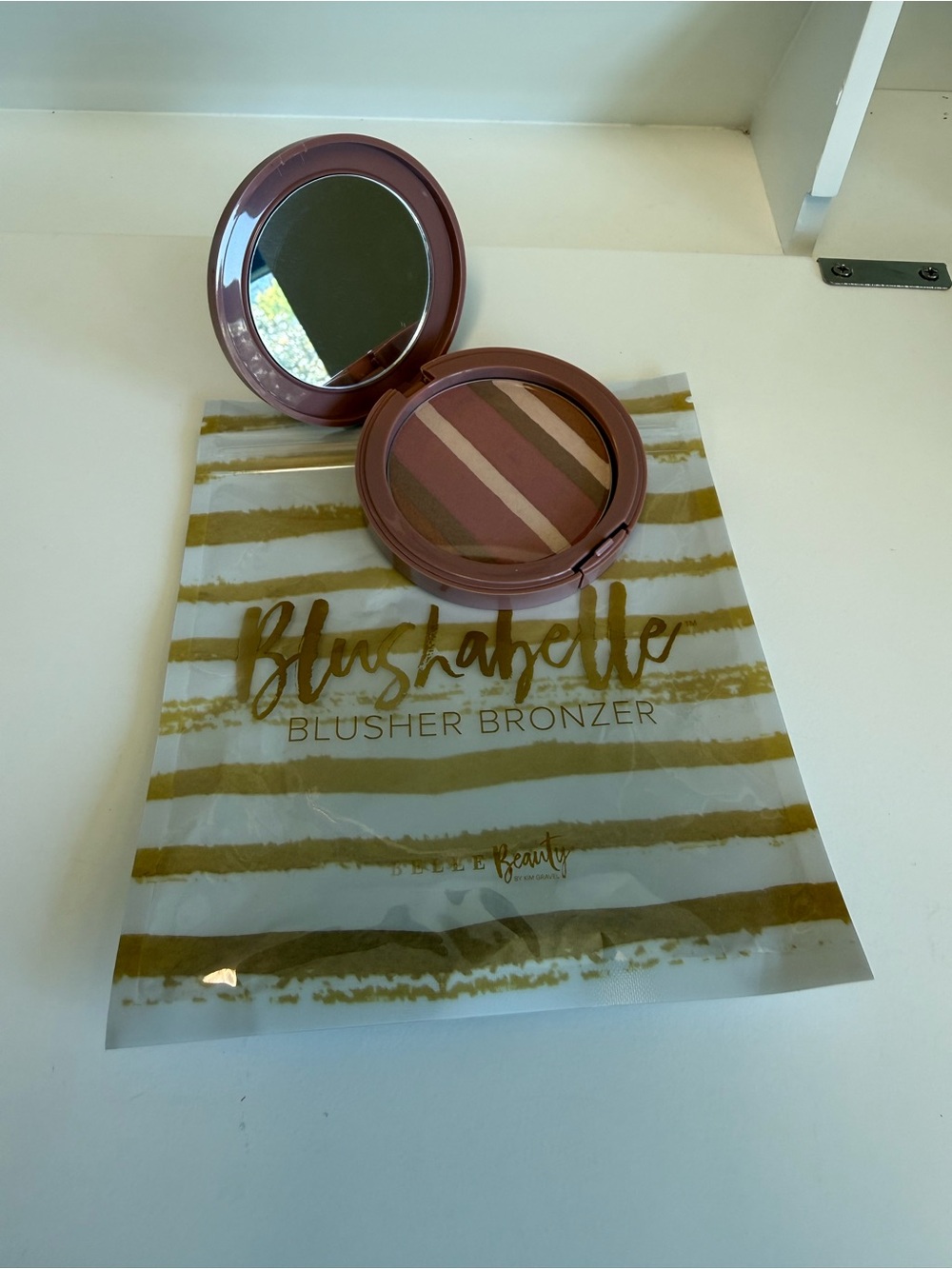 Belle Beauty Blushabelle Blush Bronzer by Kim Gravel- Sun-kissed, NEW